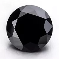 black moissanite