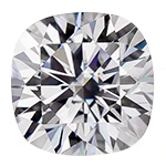 cushion moissanite