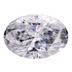 oval moissanite