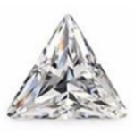 triangle moissanite