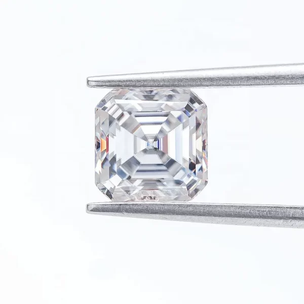 asscher cut moissanite 4