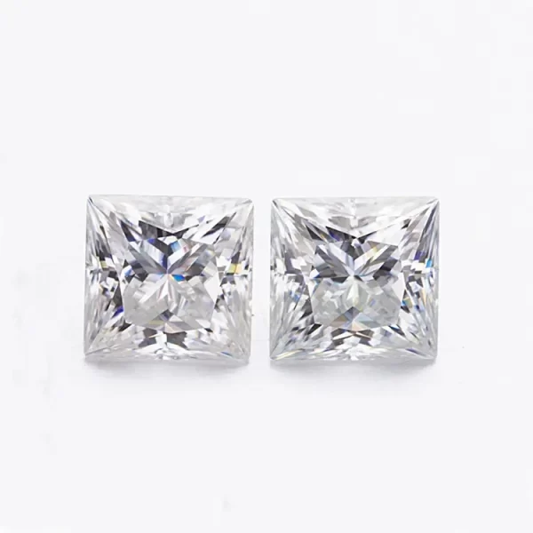 princess cut moissanite