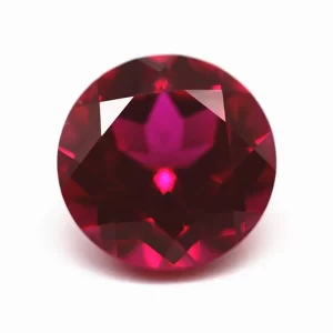 round cut ruby