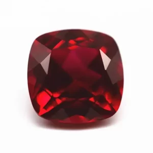 cushion cut ruby