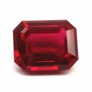 emerald cut ruby