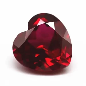 heart cut ruby