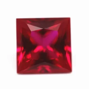 princess cut ruby