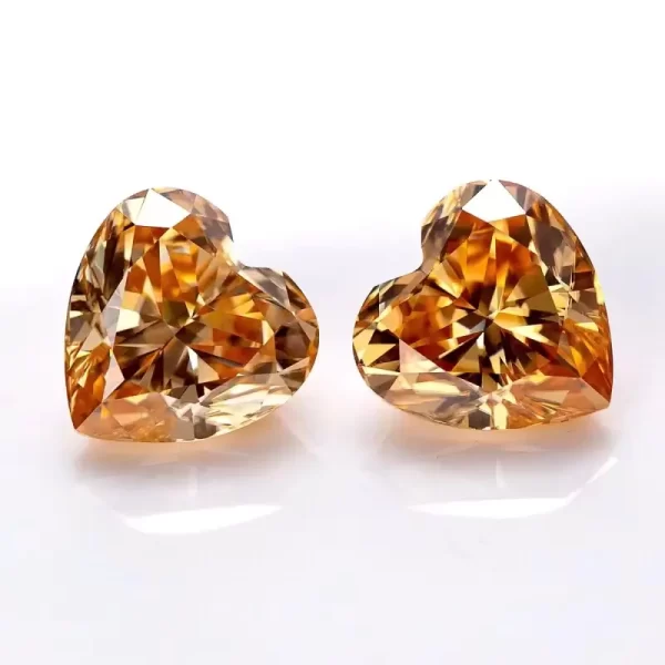 champagne moissanite 3