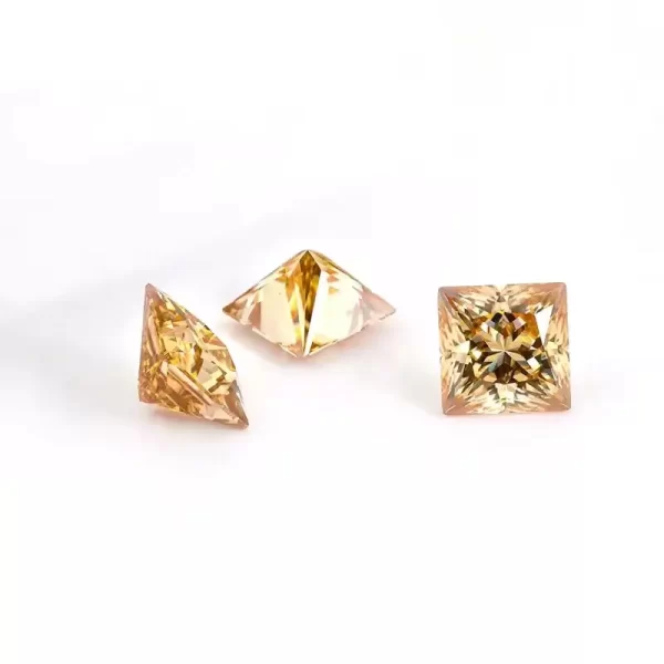 champagne moissanite 4