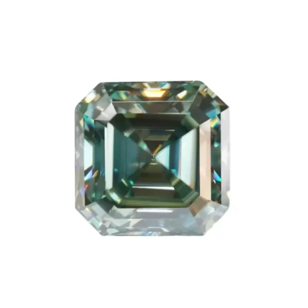 green moissanite 3