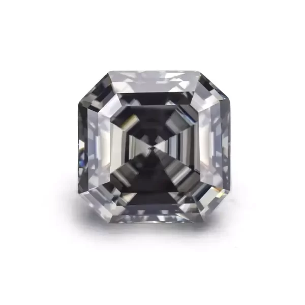 grey moissanite