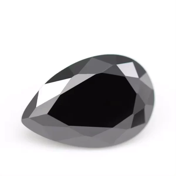 pear black moissanite 2