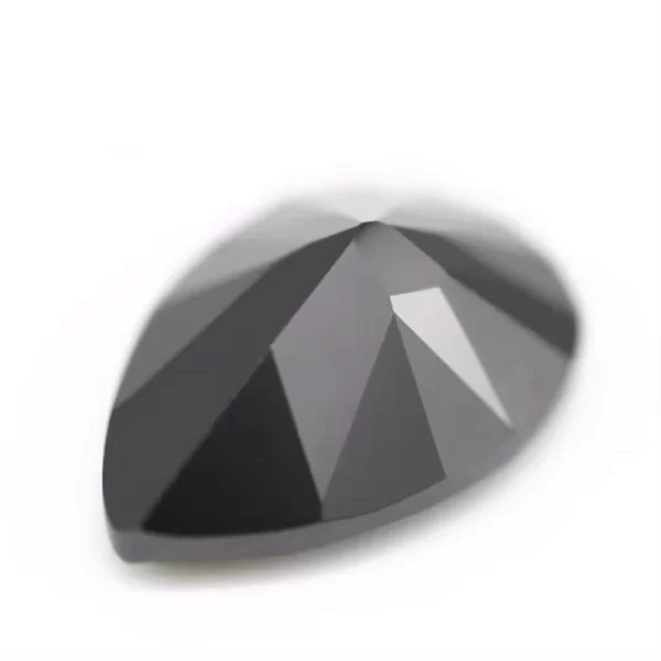 pear black moissanite 4