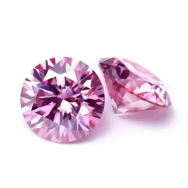 pink moissanite