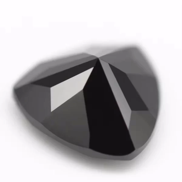 trillion black moissanite 3