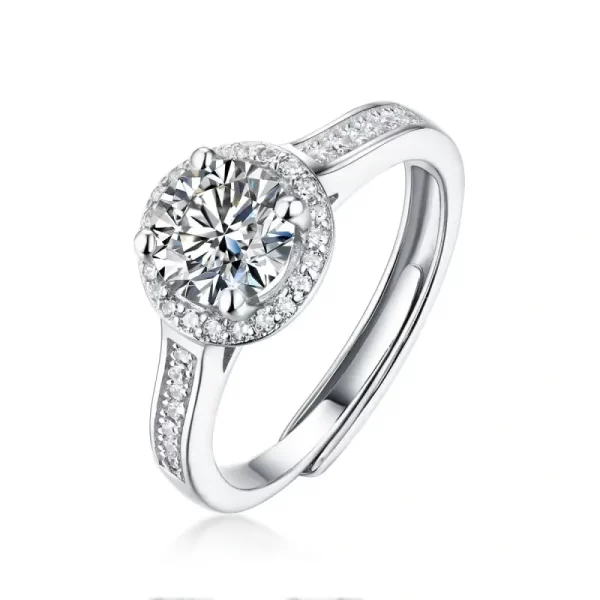 3 carat moissanite ring 2