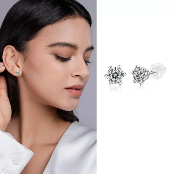 moissanite diamond earrings 3