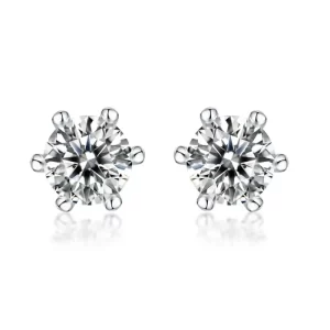 moissanite diamond earrings