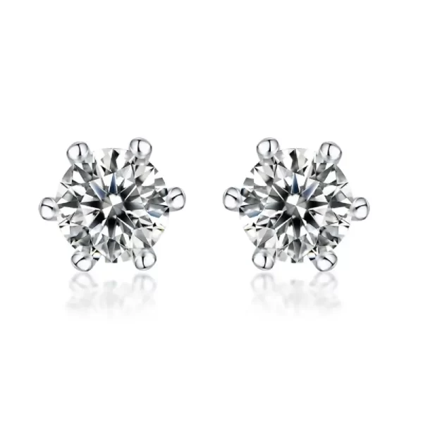 moissanite diamond earrings