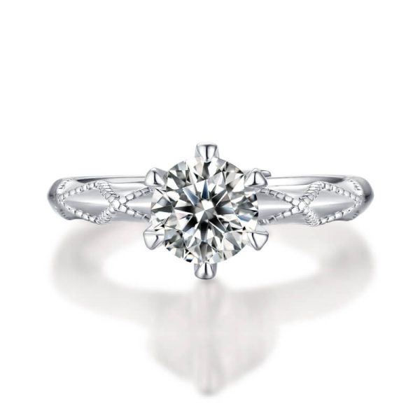 moissanite diamond rings 2