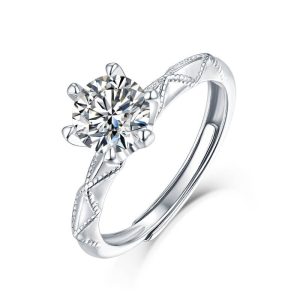 moissanite diamond rings