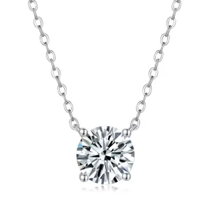 moissanite pendant necklace