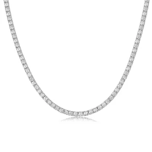 moissanite tennis necklace