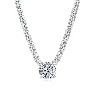 vvs moissanite necklace