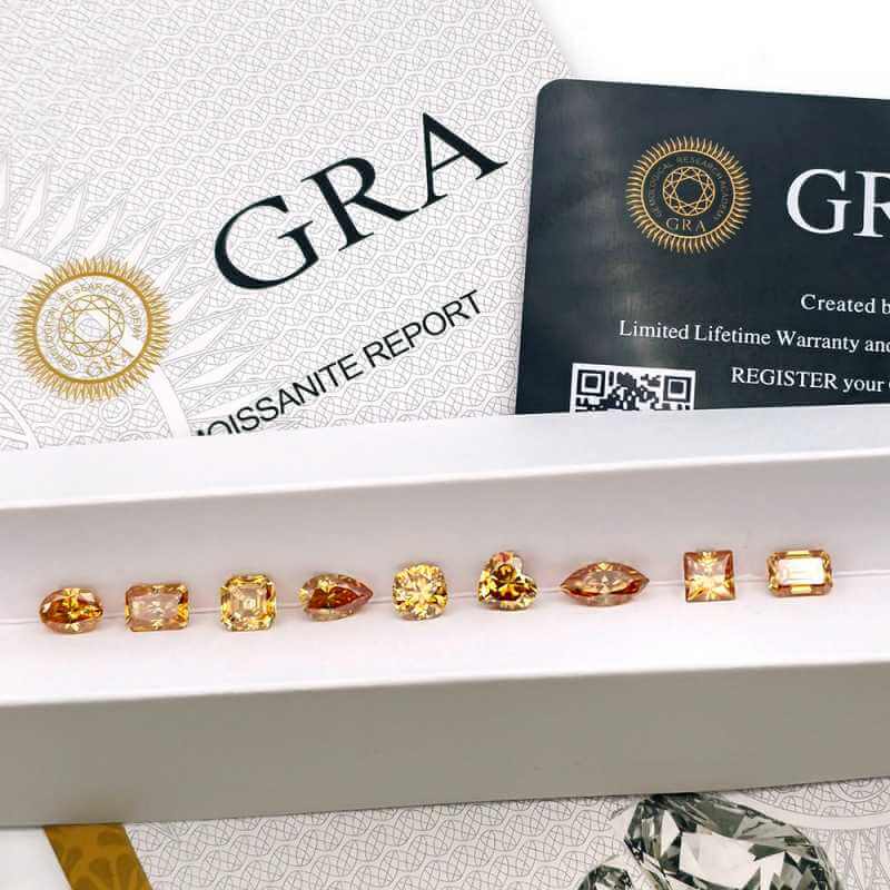 5x7MM 6x8MM 7x9MM 1 Carat 2 Carat 3 Carat Colored Oval Cut Moissanite - Image 5